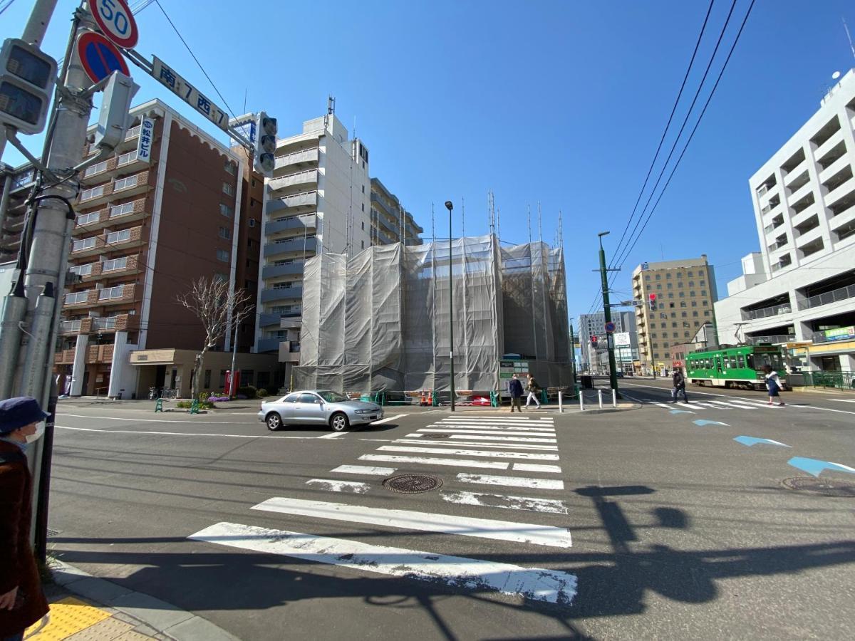 Ferienwohnung M88303スーペリアルーム最大7名 東本願寺駅前 すすきのエリア 観光食事好立地 Sapporo Exterior foto